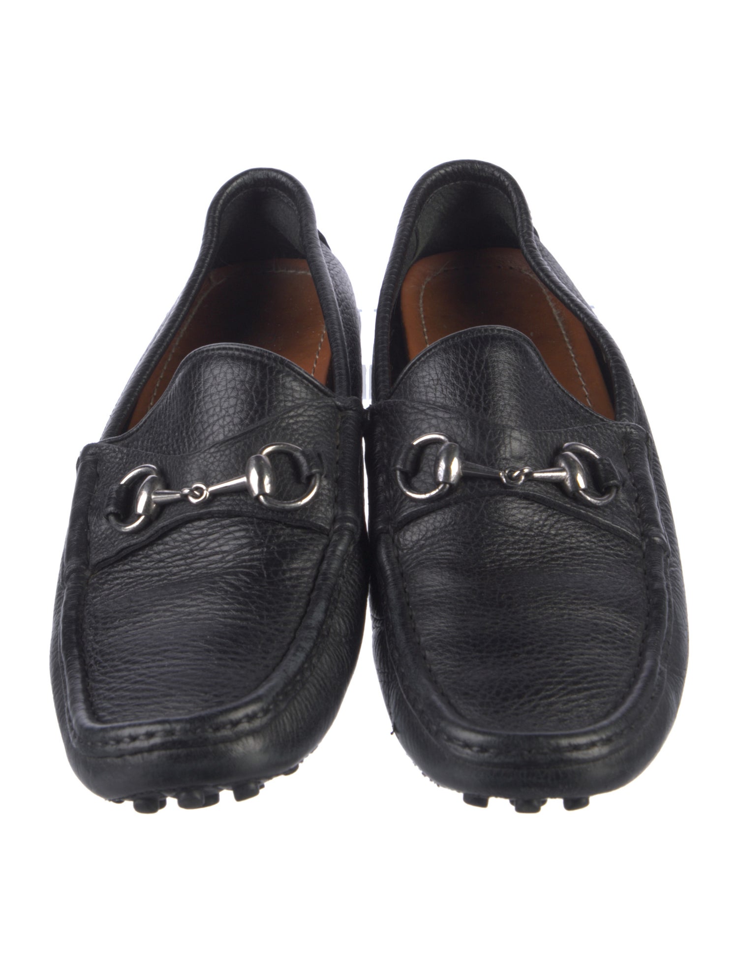 Gucci Horsebit Accent Leather Drivers